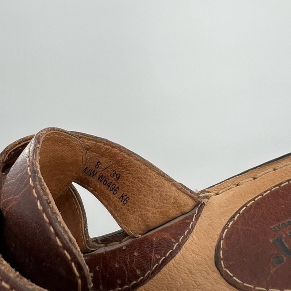 Born Platform Leather Sandals Ladies Size 8 - Picture 7 of 7